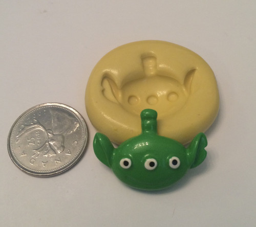 Toy Story Alien Face Silicone Mold